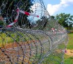 Mobile Razor Wire Security Barrier--Rapid deployment