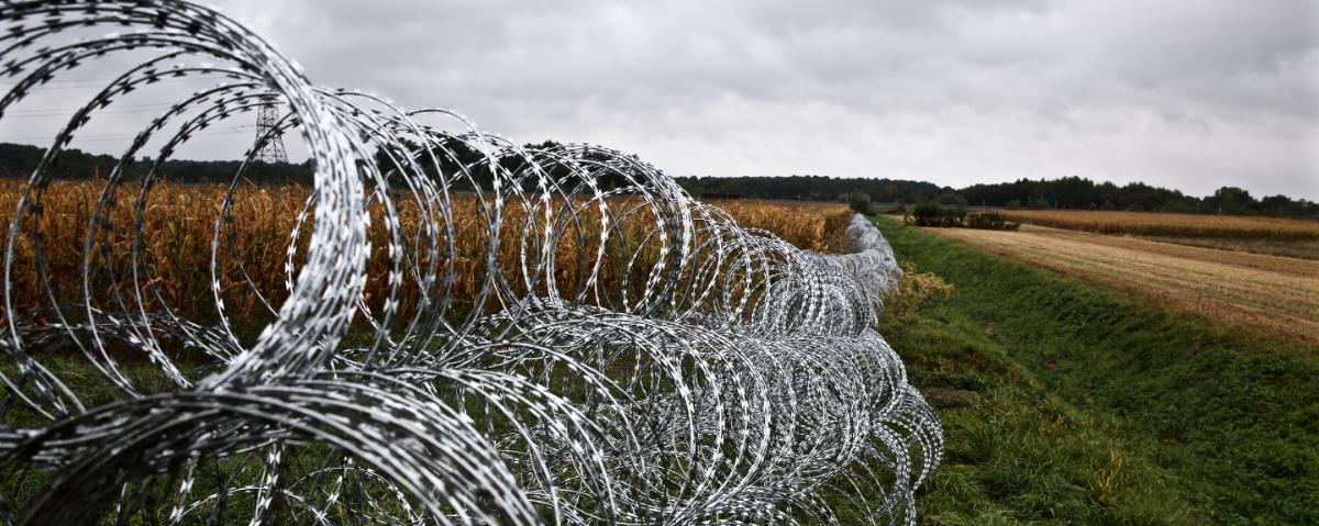 Mobile Razor Wire Security Barrier